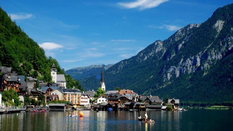 Ferienwohnung Krafttanken Hallstatt Buitenkant foto